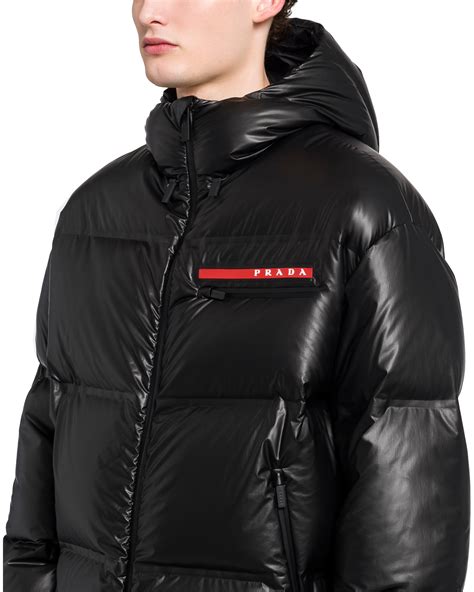 men's prada puffer coat|prada jacket windbreaker.